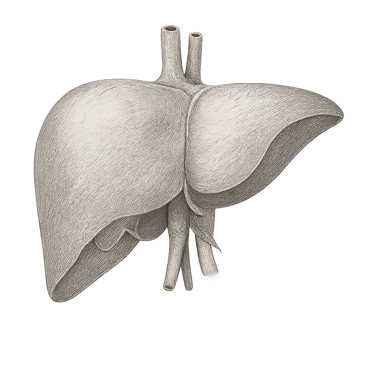 Liver anatomy health diagram